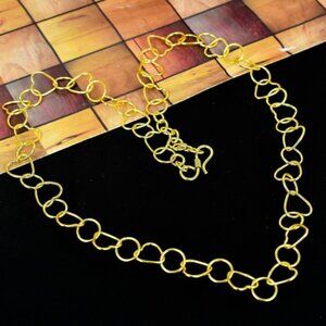 18 Carat Gold Plated Handmade Necklace